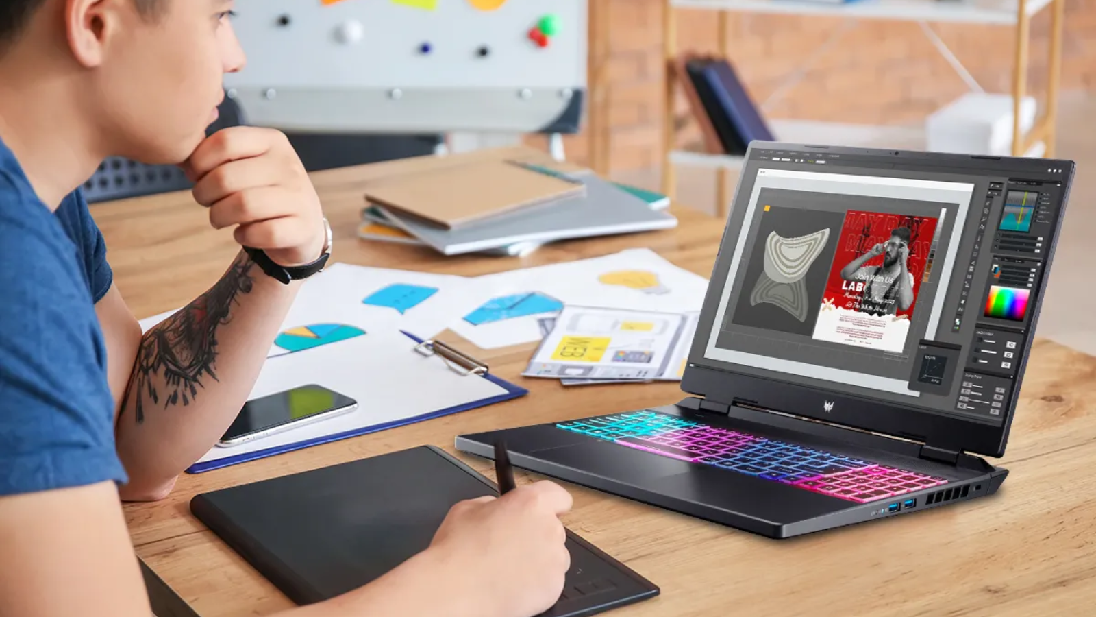Laptop gaming terbaik untuk desain grafis – rekomendasi workstation bertenaga dengan GPU kuat, layar akurat, dan performa tinggi untuk kreator digital.