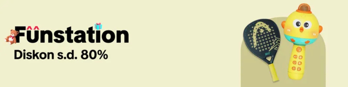 Promo Funstation Tokopedia dengan diskon hingga 80 persen untuk mainan, action figure, dan koleksi resmi